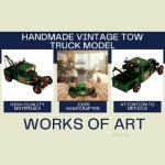 AR030 Handmade Vintage Tow Truck Model 